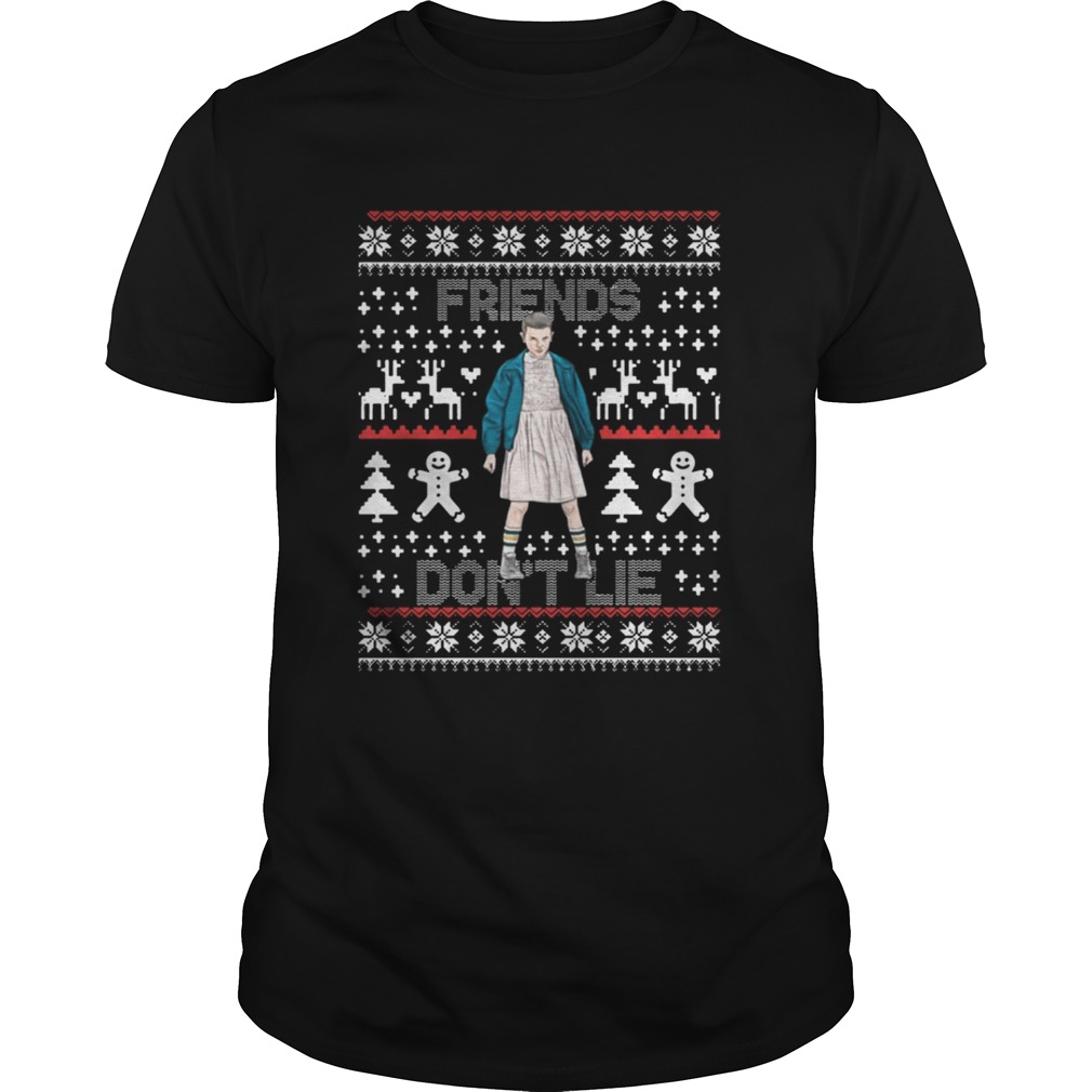 Stranger Things 11 – Friends Don’t Lie Christmas Shirt