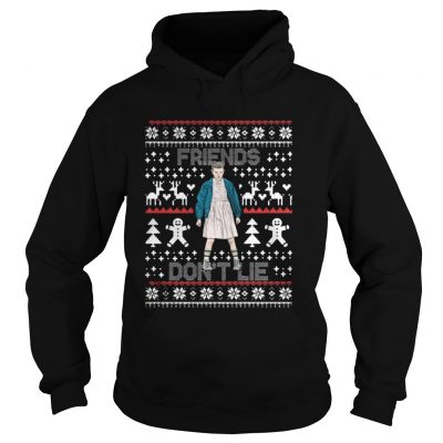 Stranger Things 11 – Friends Don’t Lie Christmas Hoodie