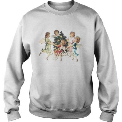 Sweatshirt Angel rejoice season greetings Christmas shirt