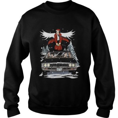 Sweatshirt Castiel Dean Winchester Chevrolet Impala Crowley supernatural shirt