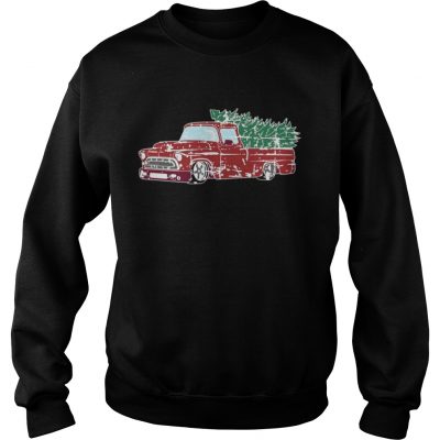 Sweatshirt Christmas Jumper or Shirt with Vintage Truck Shirt