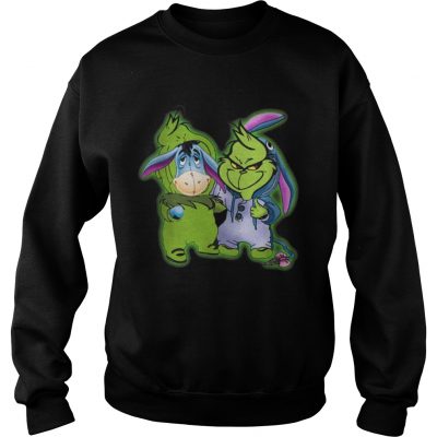 Sweatshirt Eeyore and Grinch shirt