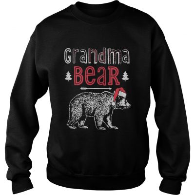 Sweatshirt Grandma Bear Christmas Santa shirt