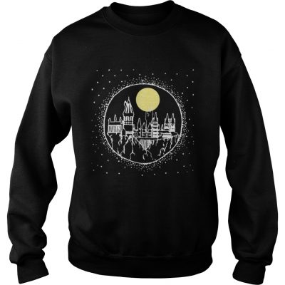 Sweatshirt Harry Potter Hogwarts Castle Candles Led Christmas Jumper Shirt