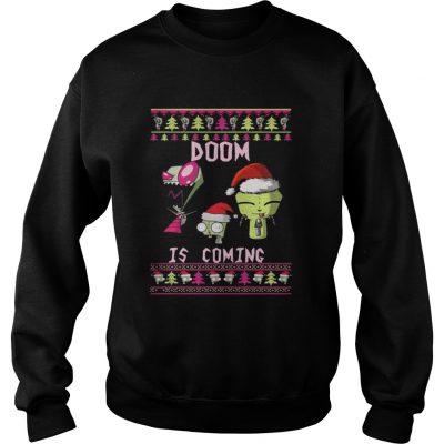 Sweatshirt Invader Zim Doom – Doom Is Coming Christmas