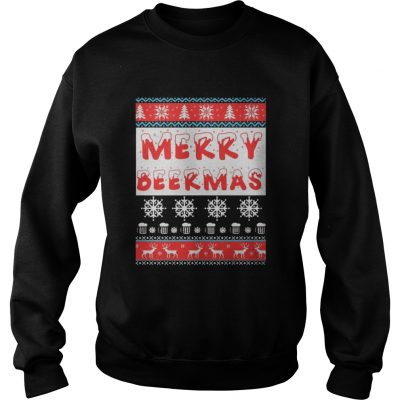 Sweatshirt Merry Beermas Christmas Ugly shirt