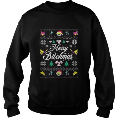 Sweatshirt Merry Bitchmas Ugly Christmas shirt