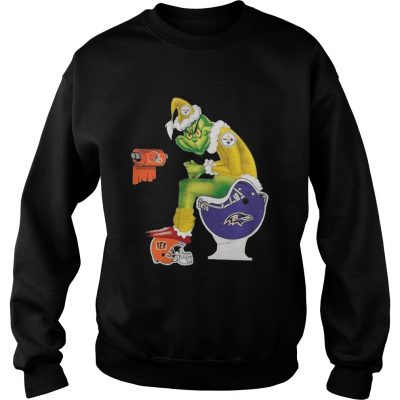 Sweatshirt Pittsburgh Steelers Santa toilet shirt