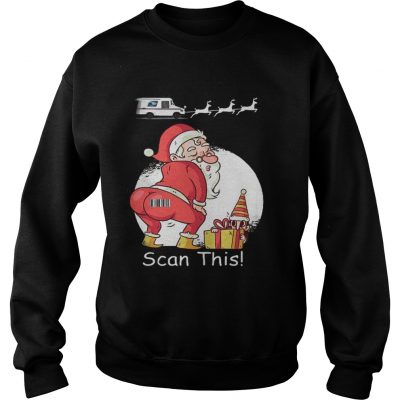 Sweatshirt Santa Claus Scan