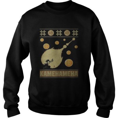 Sweatshirt The Dragon Ball and Star Wars Goku Kamehameha Death Star Ugly Christmas