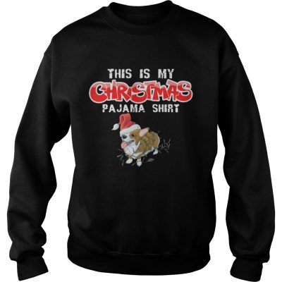 Sweatshirt This is My Christmas Pajama Corgi Dogs Santa Shirt