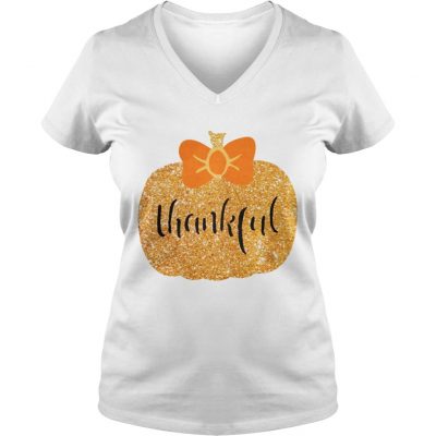 Thankful pumpkin VNeck