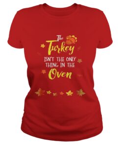 Thanksgiving Pregnancy Announcement Reveal Ladies Tee