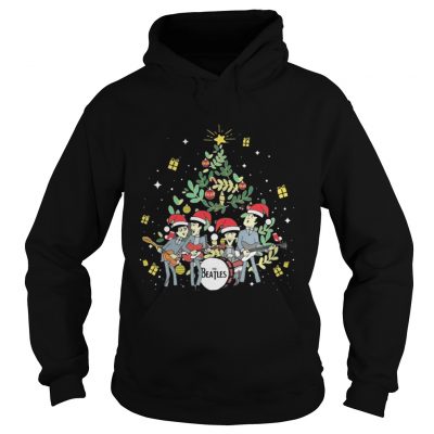 The Beatles and Christmas tree Hoodie