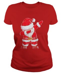 The Dabbing Santa Ladies Tee