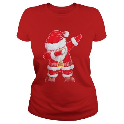 The Dabbing Santa Ladies Tee