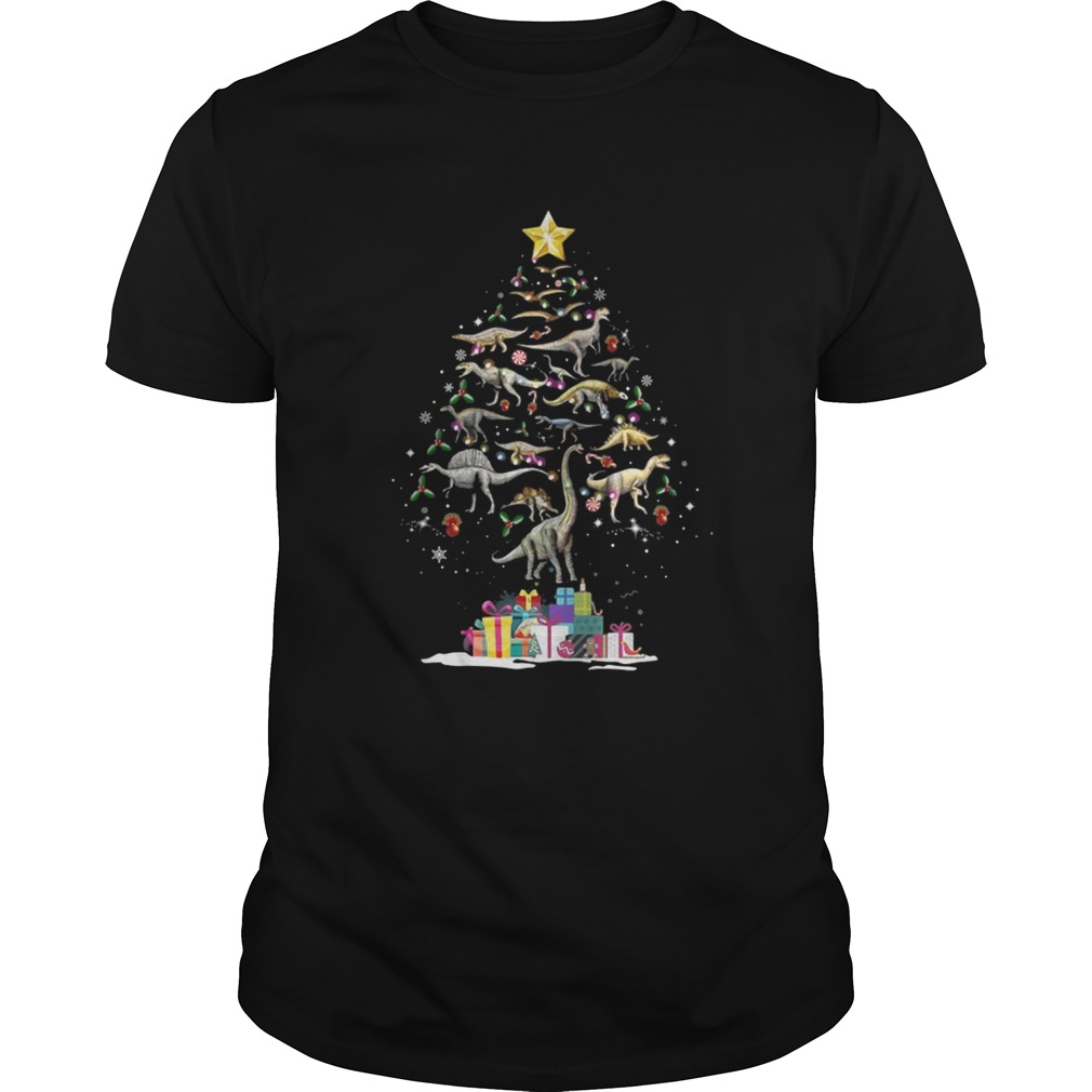 Dinosaur Christmas Tree Shirt