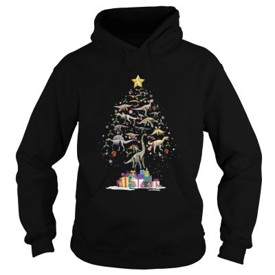 The Dinosaur Christmas Tree Hoodie