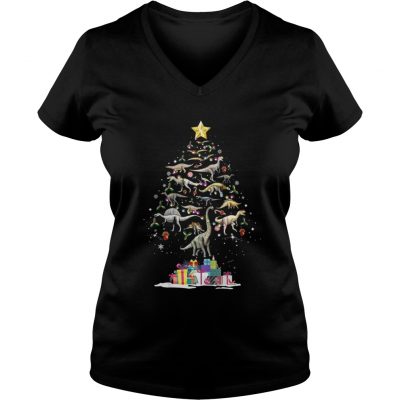 The Dinosaur Christmas Tree VNeck