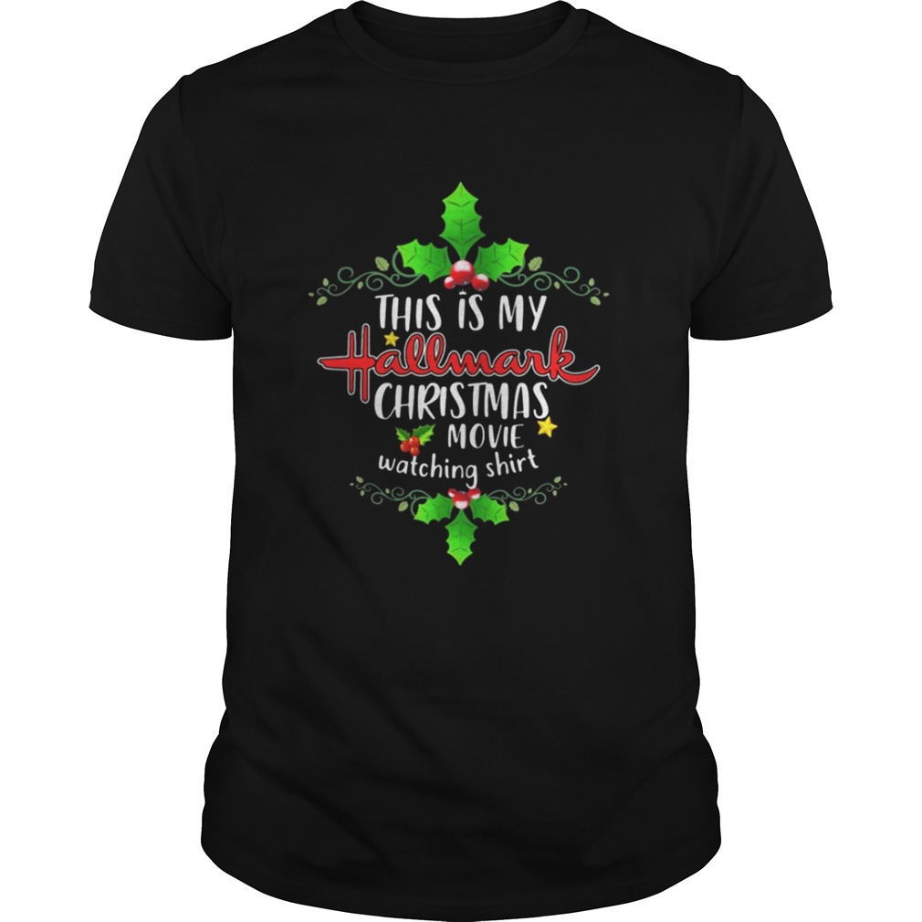 This is my Hallmark Christmas movie watching grapes fruit Christmas shirt