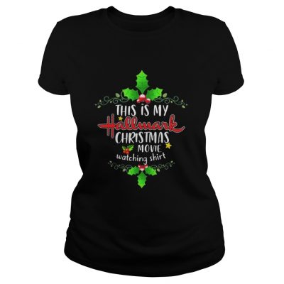 This is my Hallmark Christmas movie watching grapes fruit Christmas Ladies Tee