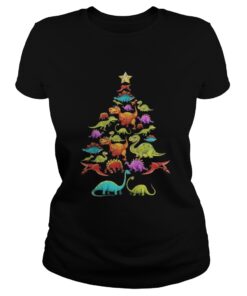 Tree Rex Christmas Ladies Tee