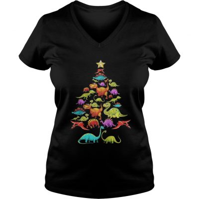 Tree Rex Christmas VNeck