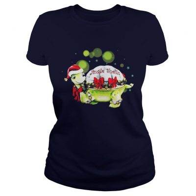 Turtle jingle shells Christmas Ladies Tee