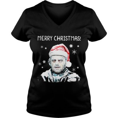 Vneck Merry Christmas Thor Santa t shirt