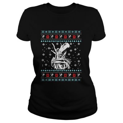 Xenomorph Christmas Ladies Tee