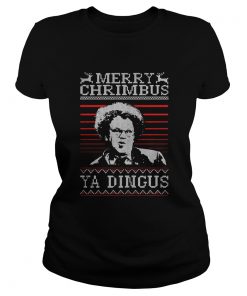 Ya Dingus Ugly Christmas Ladies Tee