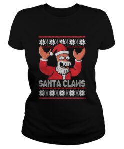 Zoidberg Santa Claws Christmas Ugly Ladies Tee