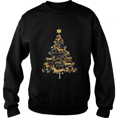 sweatshirt Dachshunds Christmas tree shirt