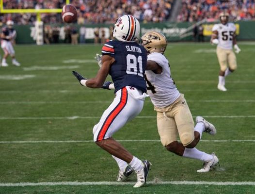 Auburn wide receiver Darius Slayton