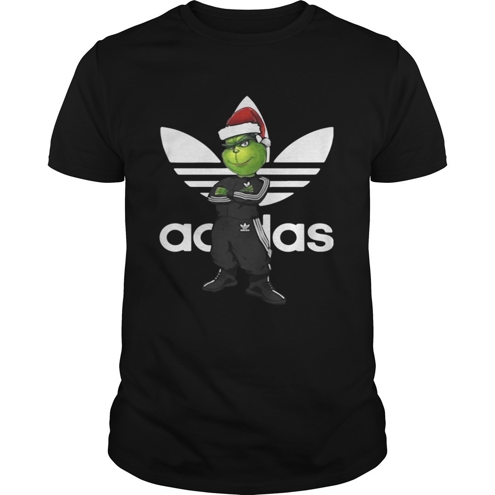 Adidas Grinch santa shirt