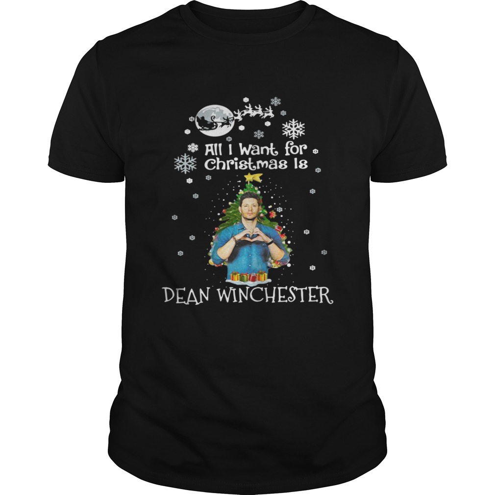 All I want for christmas is Dean Winchester shirt