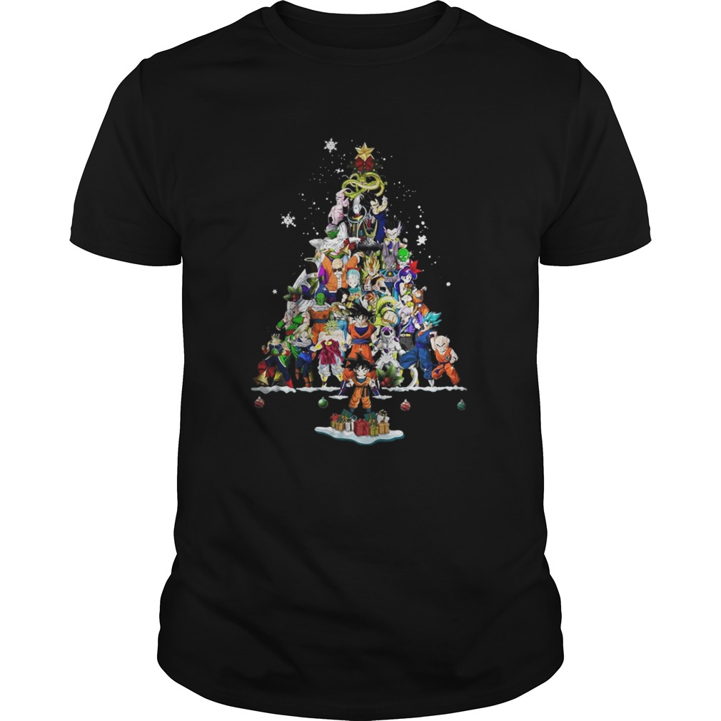 Dragon ball christmas tree shirt