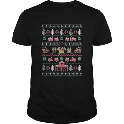 Guys Firefighter Christmas sweat shirt