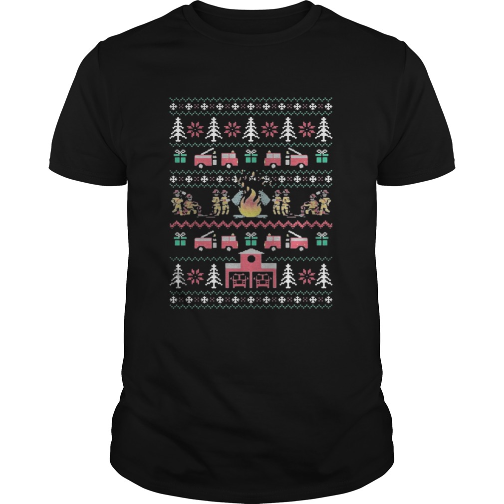 Firefighter Christmas sweat shirt