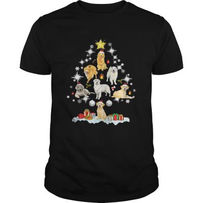 Guys Golden Reflection Christmas Pine Shirt