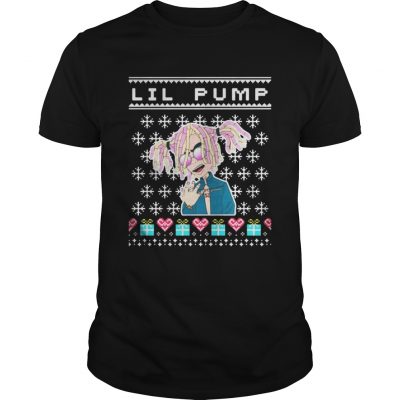 Guys Lil Pump Christmas sweat shirt