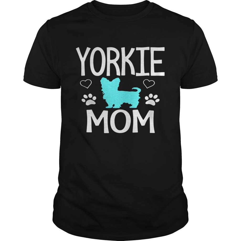 Love Yorkie Mom Yorkshire Terrier shirt