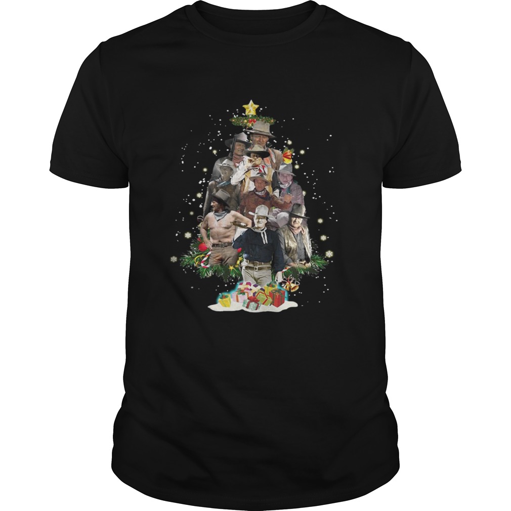 Offcial John Wayne tree Christmas shirt