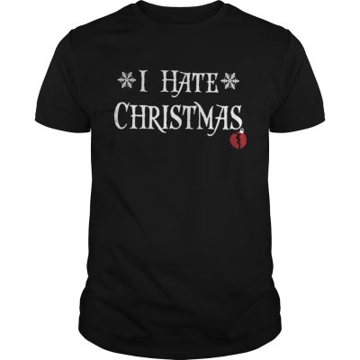 Guys Official I Hate Christmas Shirt