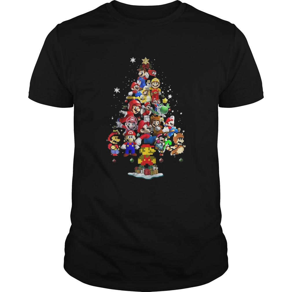 Official Super Mario christmas tree shirt