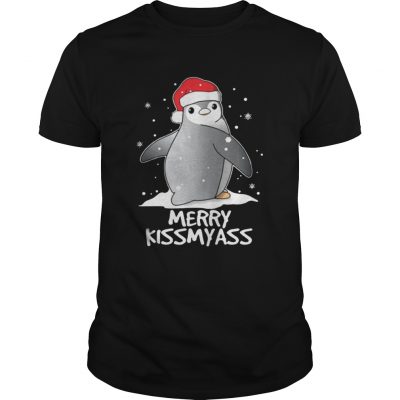 Guys Penguins Merry Christmas Merry Kissmyass