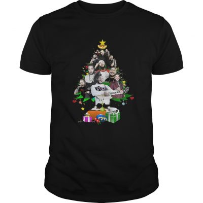 Guys Post Malone Christmas Tree shirt