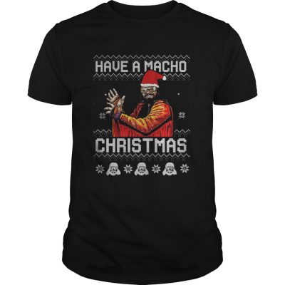 Guys Randy Savage have a macho ugly Christmas shirt