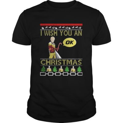 Guys Saitama I wish you an OK Christmas sweat shirt