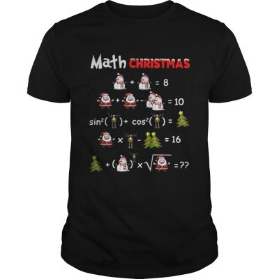 Guys Satan Snowman Math Christmas